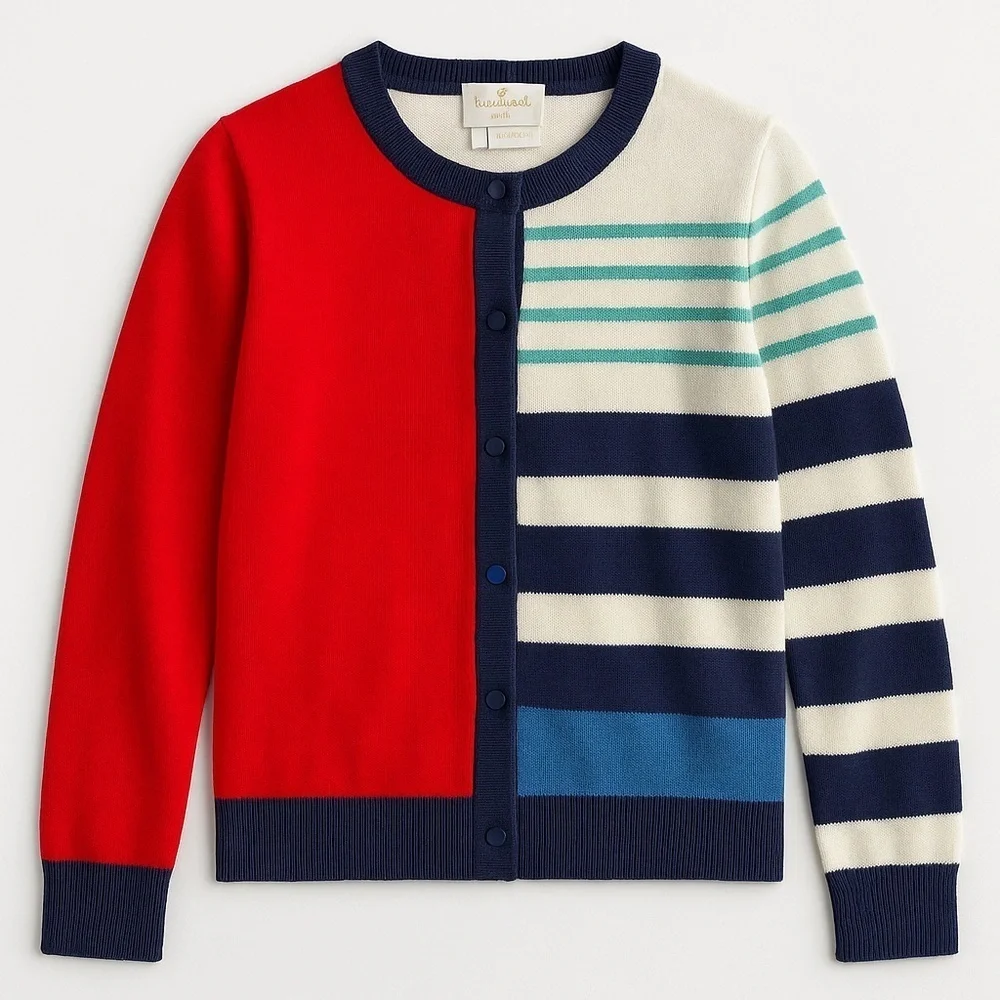 Kate Spade Color Block CardiganSize Small